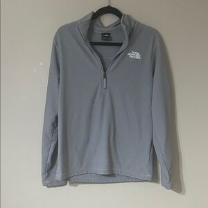 The North Face Men's Zip-Up Gray Sweater